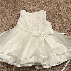 Rare Editions White Formal Kids Dress
